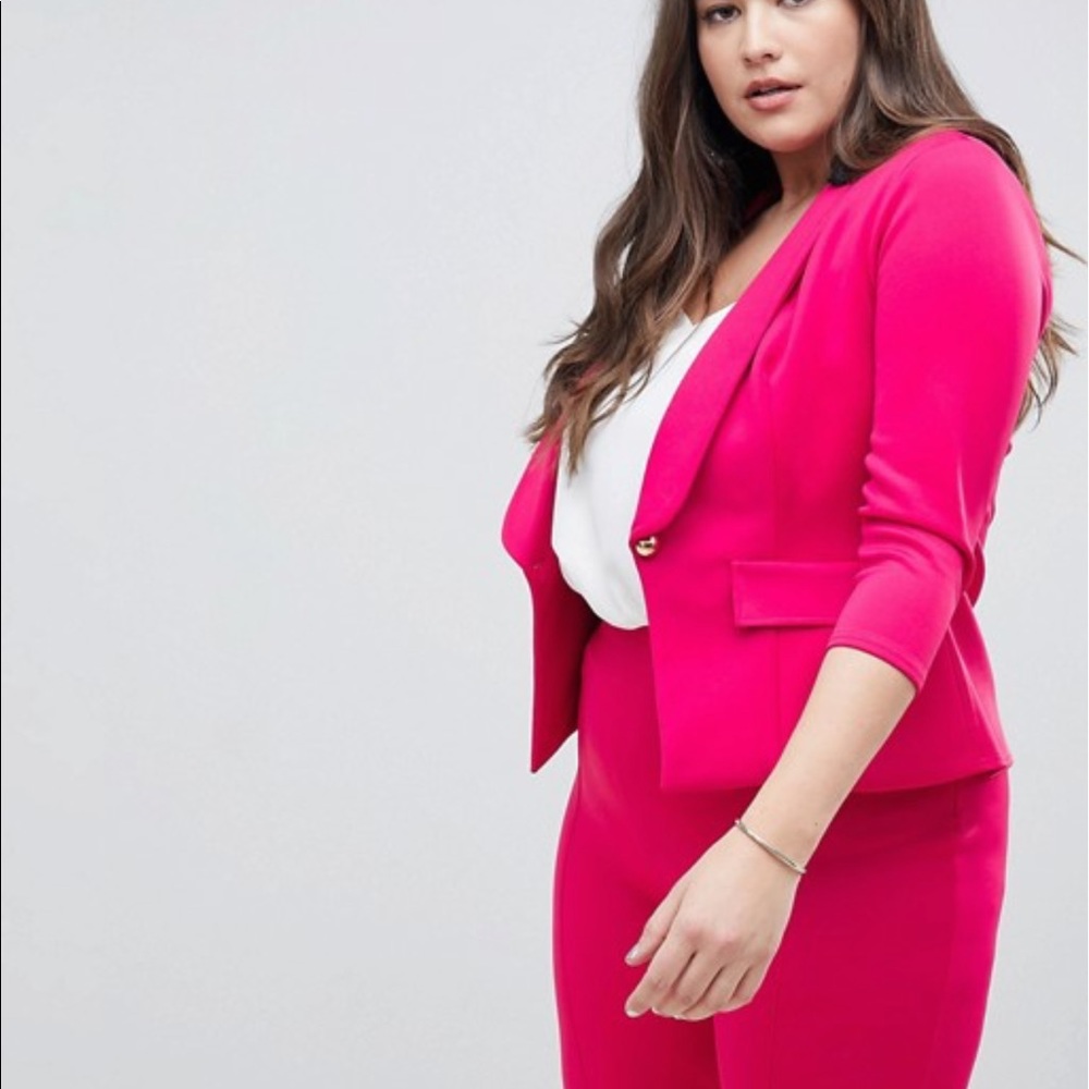 Hot pink blazer
